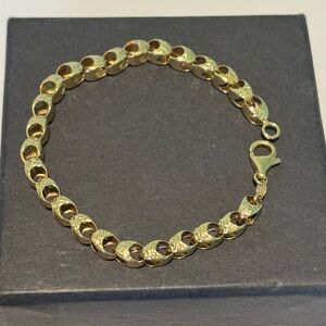 Elegant 14 K yellow Gold Bracelet. Made in Italy 🇮🇹